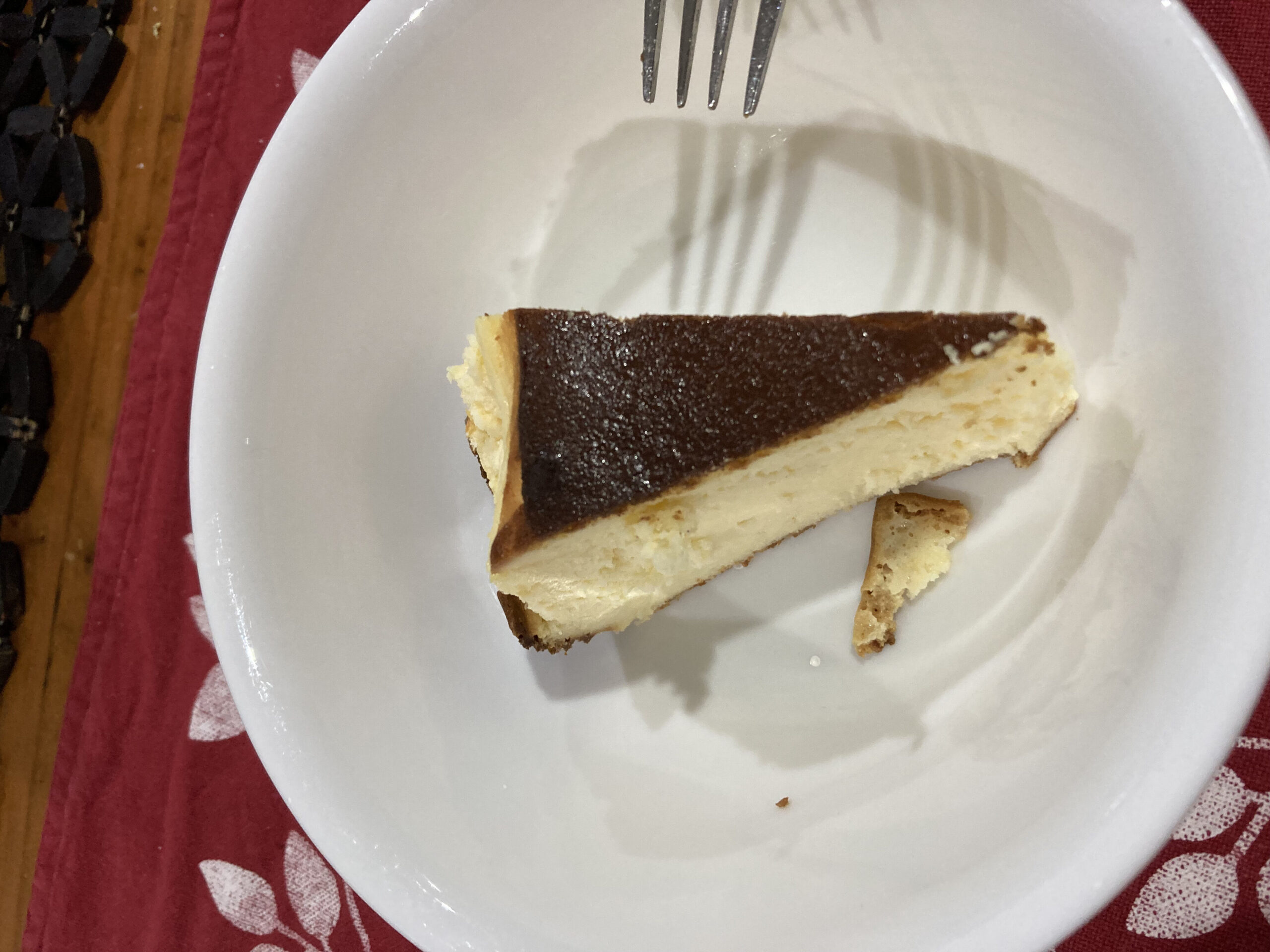 ホストマザーが作ったバスクチーズケーキ